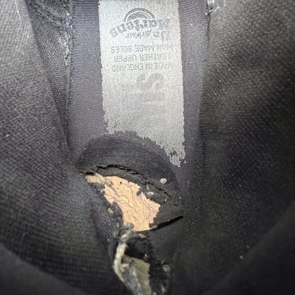 Dr Martens England Brown Leather 8595 Air Walk Platform Ankle Boots Sz WO 8 US - Picture 10 of 11